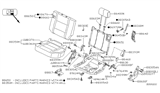 Diagram for 2007 Nissan Titan Seat Cushion - 88350-ZR50A