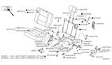 Diagram for 2009 Nissan Titan Seat Cushion - 88350-ZR51A