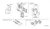 Diagram for 2010 Nissan Titan Brake Pad Set - D1060-1LA1A