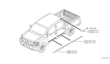 Diagram for 2007 Nissan Titan Door Moldings - 80871-7S080