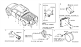 Diagram for 2008 Nissan Titan Air Bag Sensor - 98820-ZR19D