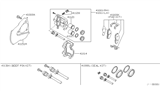 Diagram for Nissan Armada Brake Pad Set - 41060-7S026