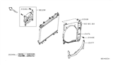 Diagram for 2007 Nissan Titan Fan Shroud - 21477-7S000