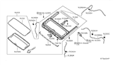 Diagram for 2013 Nissan Titan Sunroof - 91205-ZQ12B