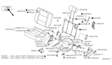 Diagram for 2009 Nissan Titan Seat Cushion - 88350-ZR21A