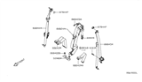 Diagram for Nissan Titan Seat Belt - 88842-ZR08B