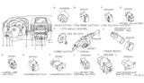 Diagram for 2004 Nissan Murano Clock Spring - 25567-CD002