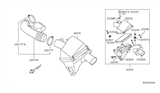 Diagram for Nissan Armada Air Duct - 16576-7S000