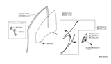 Diagram for 2013 Nissan Armada Window Run - 80331-ZZ51A