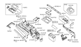 Diagram for 2013 Nissan Titan Center Console Base - 96926-ZR00A
