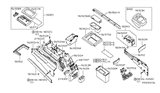 Diagram for 2007 Nissan Titan Center Console Base - 96926-ZR00A