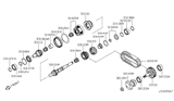 Diagram for 2006 Nissan Titan Output Shaft Bearing - 32203-8S010