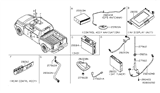 Diagram for 2014 Nissan Titan Antenna Cable - 28243-9FM0A