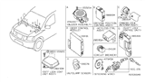 Diagram for 2009 Nissan Titan Body Control Module - 284B1-9FD0C