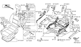 Diagram for 2009 Nissan Titan Armrest - 87700-ZR20B