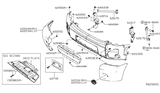 Diagram for 2004 Nissan Titan Bumper - 62022-7S025