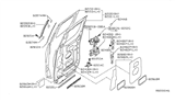 Diagram for 2015 Nissan Titan Door Moldings - 82286-ZH00A