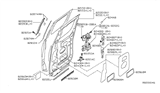 Diagram for 2009 Nissan Titan Door Moldings - 82286-ZH00A