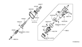 Diagram for Nissan Steering Column - 48810-9FM1B