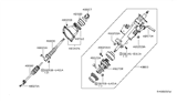 Diagram for 2007 Nissan Titan Steering Column - 48810-ZR06A