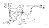 Diagram for 2013 Nissan Titan Fuel Pump - 17040-ZV60B