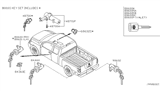 Diagram for Nissan Armada Door Lock Cylinder - H0601-7Y000