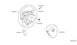 Diagram for 2006 Nissan Titan Steering Wheel - 48430-7S801