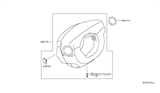 Diagram for 2014 Nissan Titan Steering Column Cover - 48470-9FD0B