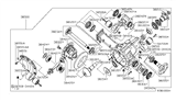 Diagram for 2009 Nissan Titan Differential - 38421-EB00A