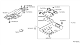 Diagram for Nissan Titan Dome Light - 96980-ZR00A