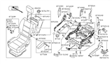Diagram for Nissan Titan Seat Cushion - 87300-9FR8C