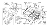 Diagram for 2015 Nissan Titan Seat Cushion - 87300-9FR8C