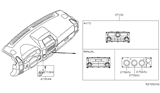 Diagram for 2012 Nissan Titan A/C Switch - 27500-9FM1C