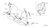 Diagram for 2013 Nissan Titan Seat Belt - 86843-9EF8A