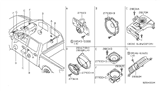 Diagram for 2014 Nissan Titan Car Speakers - 28154-8S200