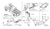 Diagram for 2009 Nissan Titan Antenna Mast - 28215-7S200