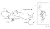 Diagram for 2007 Nissan Titan Shift Cable - 34935-7S200