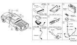 Diagram for 2011 Nissan Titan Antenna Cable - 28243-ZR20A