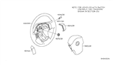 Diagram for 2013 Nissan Titan Steering Wheel - 48430-ZR40B