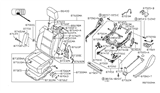 Diagram for 2007 Nissan Titan Seat Cushion - 87350-ZH161