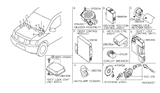 Diagram for 2014 Nissan Titan Body Control Module - 284B1-9GE3D