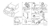 Diagram for 2015 Nissan Armada Body Control Module - 284B1-9GE3A