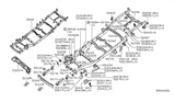 Diagram for 2006 Nissan Armada Rear Crossmember - 51090-7S030