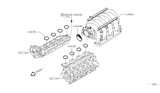 Diagram for 2004 Nissan Armada Intake Manifold - 14001-7S005