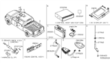 Diagram for Nissan Antenna Mast - 28215-ZV00A
