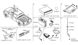 Diagram for 2013 Nissan Xterra Antenna - 28208-ZZ50A