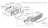 Diagram for 1983 Nissan Datsun 810 Tail Light - 26555-W3000