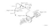 Diagram for 1983 Nissan Datsun 810 Brake Booster Vacuum Hose - 47474-W2500