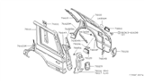 Diagram for 1982 Nissan Datsun 810 Fuel Door - 78830-W2700