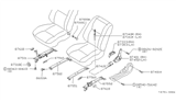 Diagram for 1984 Nissan Datsun 810 Seat Motor - 87451-W1000